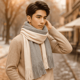 Sciarpa Lunga Cashmere - Elegante - Morbida - Stile Invernale