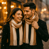 Sciarpa di Lana a Strisce - Lunga - Calda - Elegante