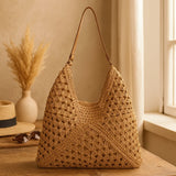 VICKY – Borsa Tote Costiera in Paglia