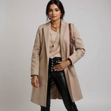 Cappotto Lungo di Lana da Donna - Elegante Cappotto Invernale da Donna