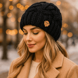 Cappello invernale da donna Elena - caldo - lavorato a maglia