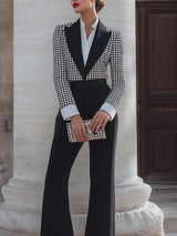 Tuta Sartoriale con Rever e Corpetto Strutturato