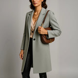 Cappotto Lungo di Lana da Donna - Elegante Cappotto Invernale da Donna