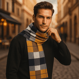 Sciarpa Cashmere Invernale - Uomini - Morbida - Calda - Elegante - Lunga